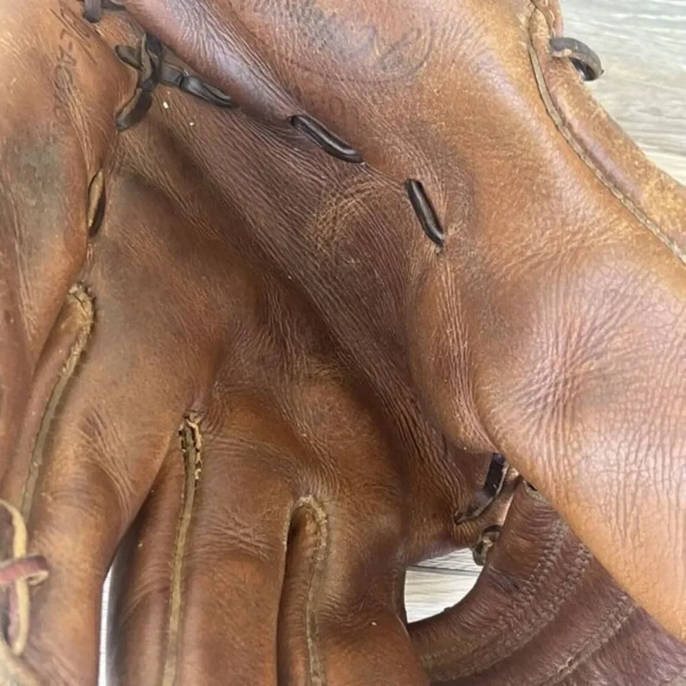 Vintage 1950s All-Star Jackie Brandt JC Higgins 1637 Rare Baseball‎ Glove Mitt